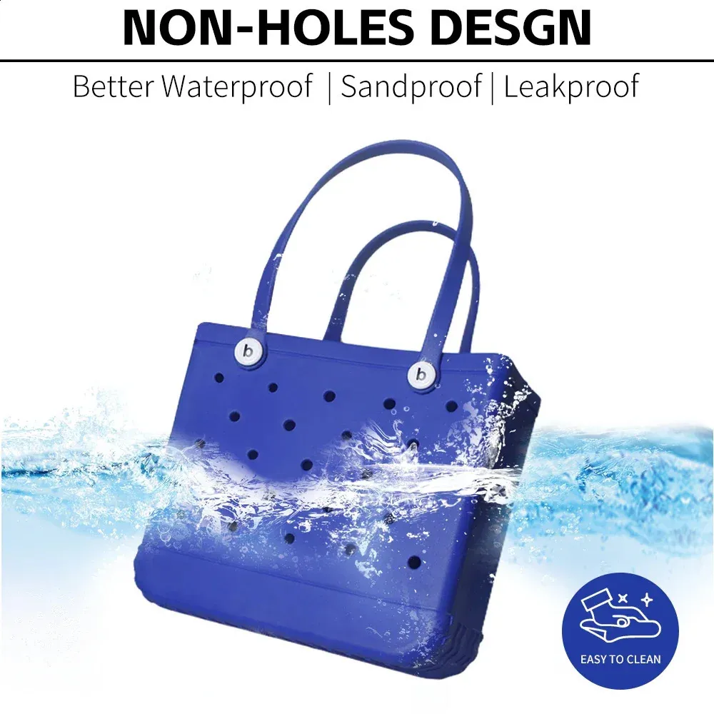 Eva Beach Bogg Bag Waterproof Extra Large Tote Basket Women Picnic Handbag 48Cm XL Boggs Rubber Shopping Bags Z 2.3-1 w250417Z5QDNE65