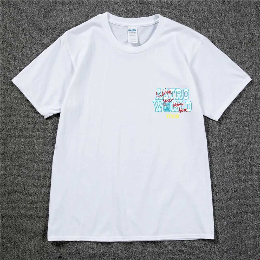 New Summer Hip Hop T-shirt Mens Harajuku T-shirt Your Letter Printed T-shirt Here Top X250203