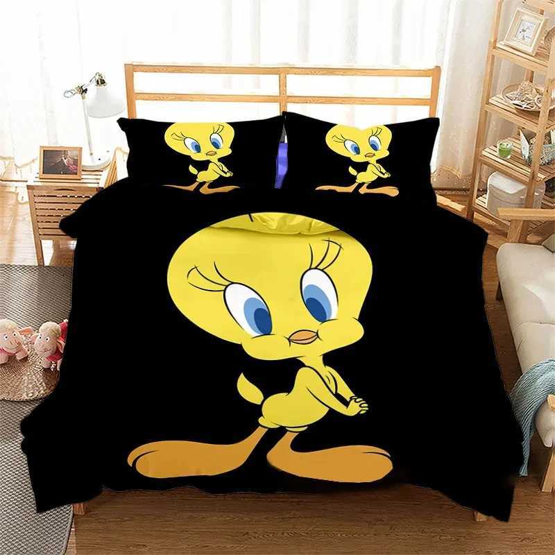3D Printed Tweetys Bird Bedding Down Duvet Cover Comfortable Bedding Extra Large Double Size Boys and Girls Adult X250203