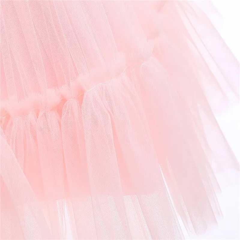 2024 New Baby Girl Dress Flower Newborn Baptist Princess Dress First Birthday Party Dress Christmas Evening Dress X250203