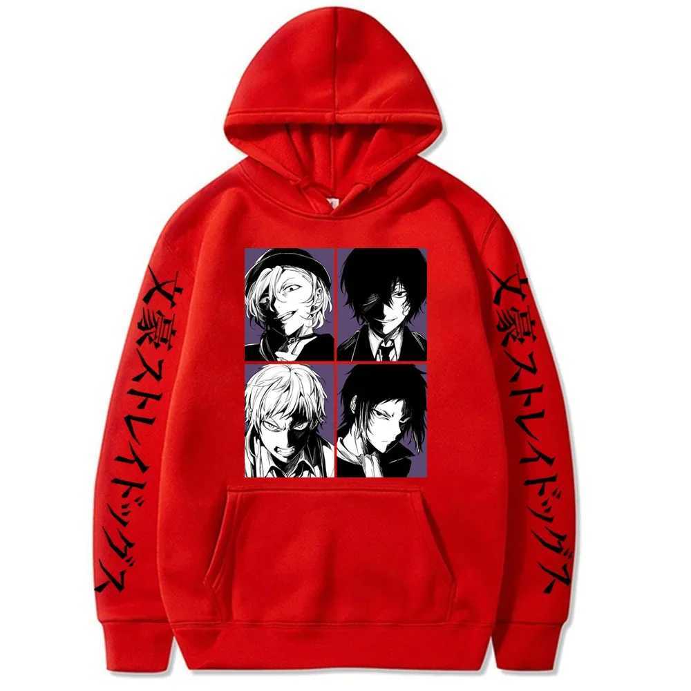 Anime Bungo Stray Dogs Nakajima Atsushi Dazai Osamu hoodies Casual Hoodies Cool Cartoon Streetswear Men Unisex Top SweatshirtXJ2500118