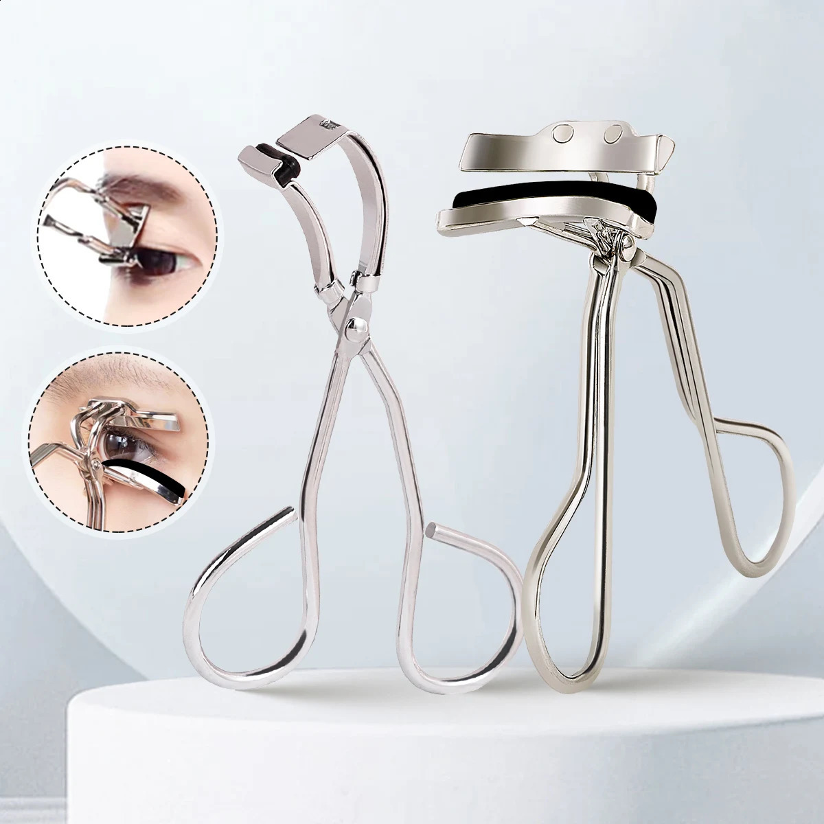Portable eyelash curler combination local and wideangle stainless steel curling extending eyelashes 250115