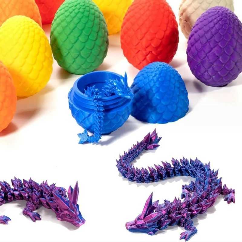 Eggshell Decoration 3D Technology Hot Selling Printing Dragon Egg Wholesale Easter Eggs Gift Free shipping