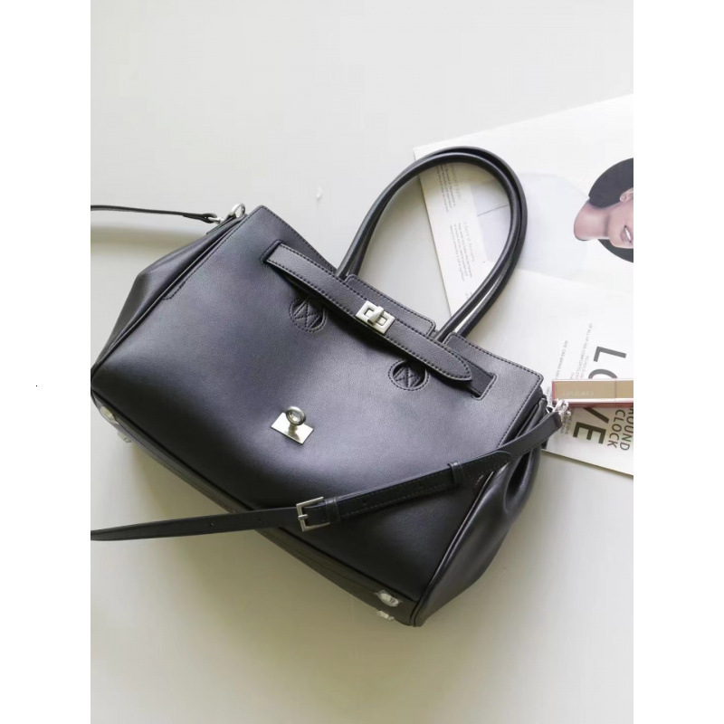 Bag Genuine Leather Women's Bag 2024 New Autumn Winter Free For Mom Bag, Atmospheric And High-End One Shoulder Crossbody Handbag