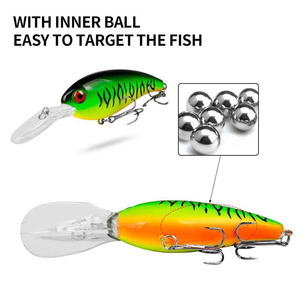 10cm 14.5g Crankbait Long Lip Fishing Lure Floating Bionic Wobbler Crank Bait Artificial Lure Hard Bait 3D Eyes Minnow Bass BaitXJ250122
