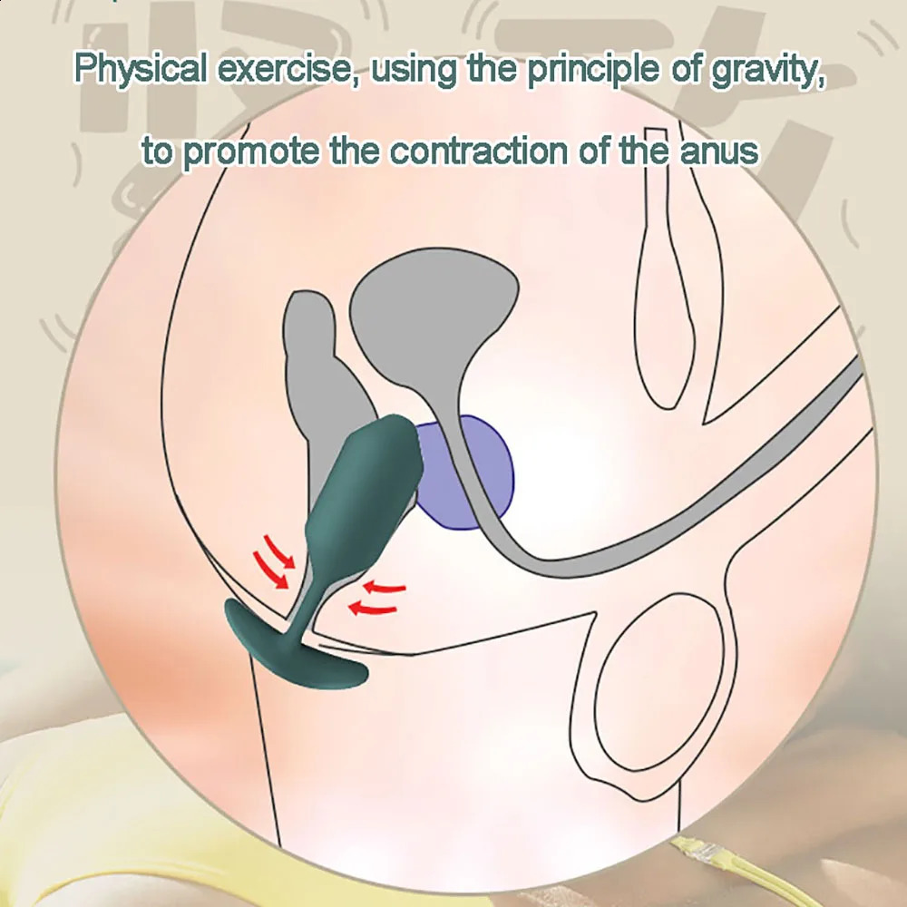3pcsSet Anal Plug With Balls Anal Contraction Training Butt Plug Prostate Massage Anal Sex Toys For Women Men Beginner Sex Shop 250108
