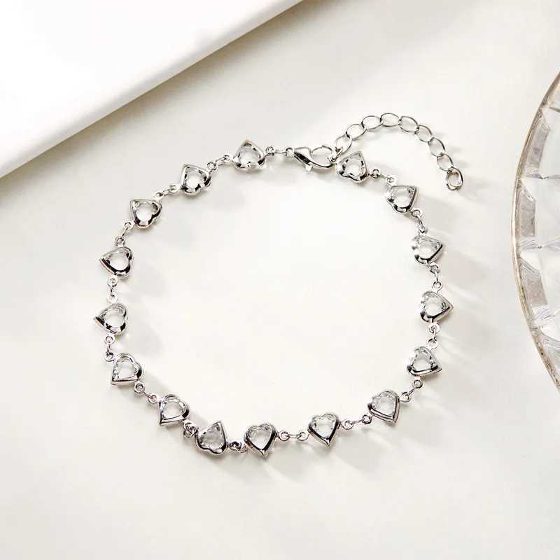 Summer Sweet Red Cherry Anklets for Women Fashion Cute R Beads Flowers Heart Chain Anklet Beach Barefoot Sandal JewelryXJ250121