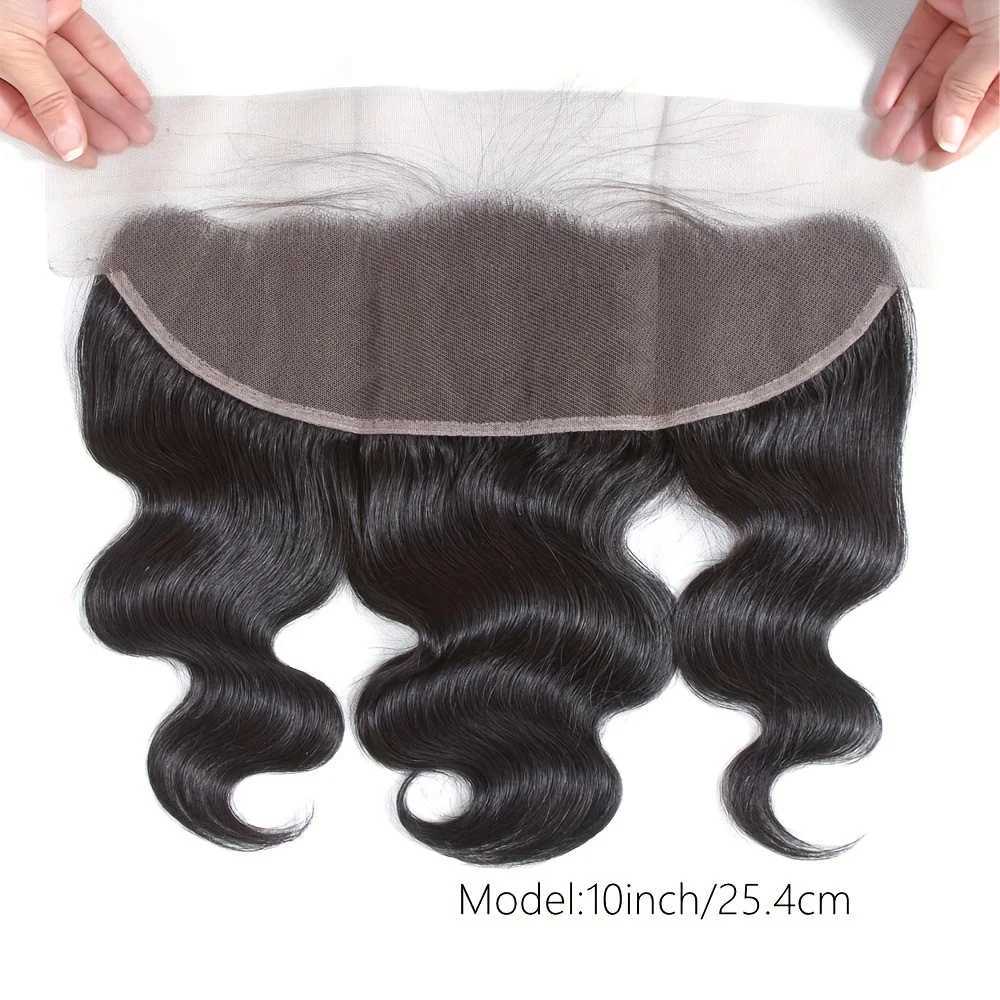 Body Wave Lace Frontal Clo Transparent Lace Frontal Ear To Ear 13x4 Hd Lace Human Hair Clos Pre Plucked With Baby HairXJ250120