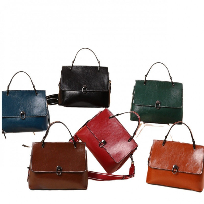 Bag Women 2025 New Trendy Leather Single Cross Shoulder Handbag Crocodile Pattern Women's Large Capacity Tote Bag