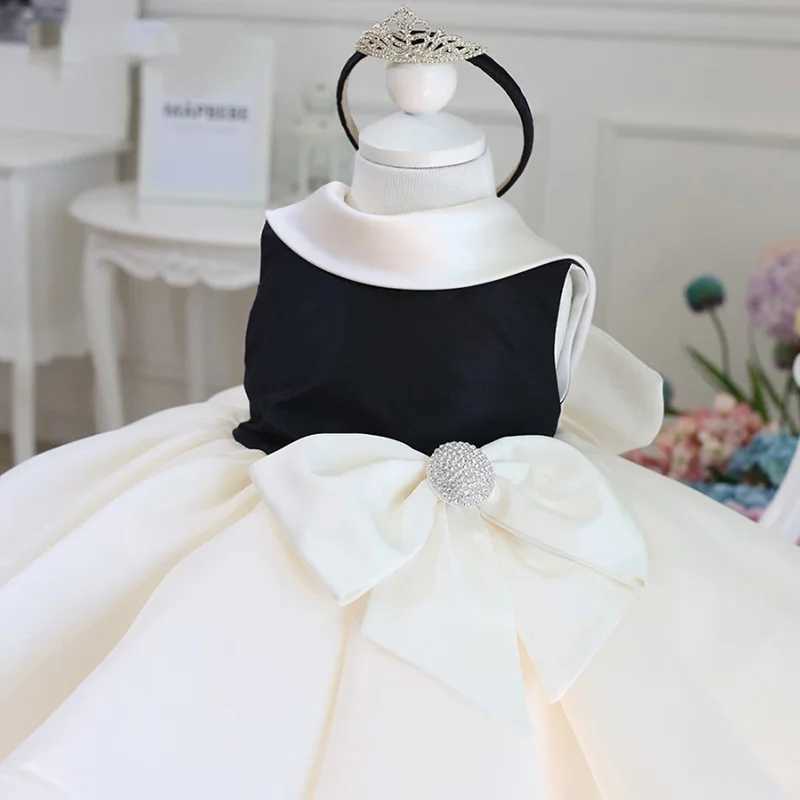 Eid al Fitr Girls Princess Dress Fashion Shining Glitter Baby Birthday Party Dress Wedding Dress Teen Sweet Tutu Black Dress New X250203