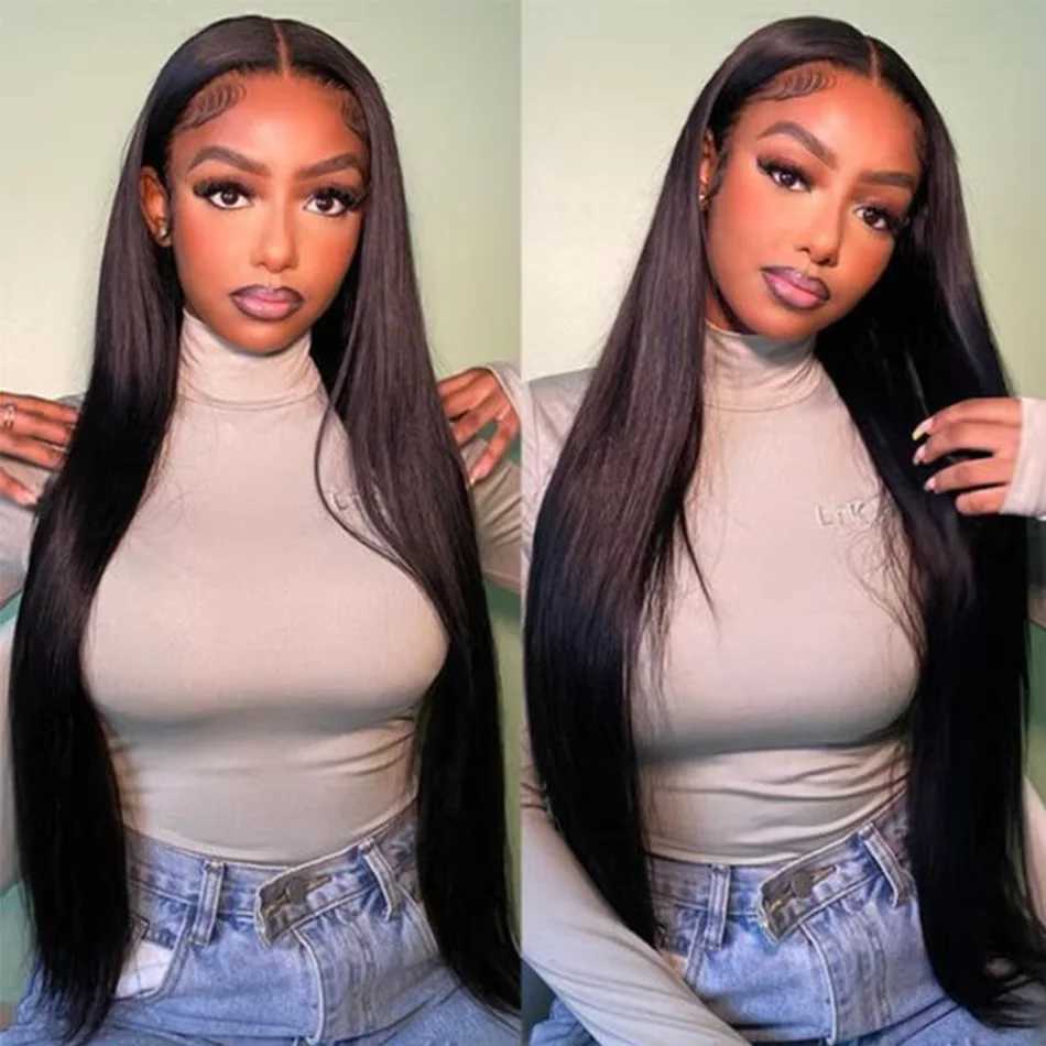 12A 32 Inch 3 4 Bundle Deals Bone Straight Human Hair Bundles Vietnamese Raw Hair Weaving Extension 13X4 Lace Frontal Sew in WigXJ250120