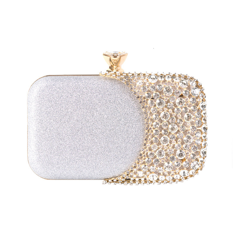 Diamond Dinner Women's Banquet Bag, Versatile Dress, Evening Gown, Rhinestone Hand-Held Bag