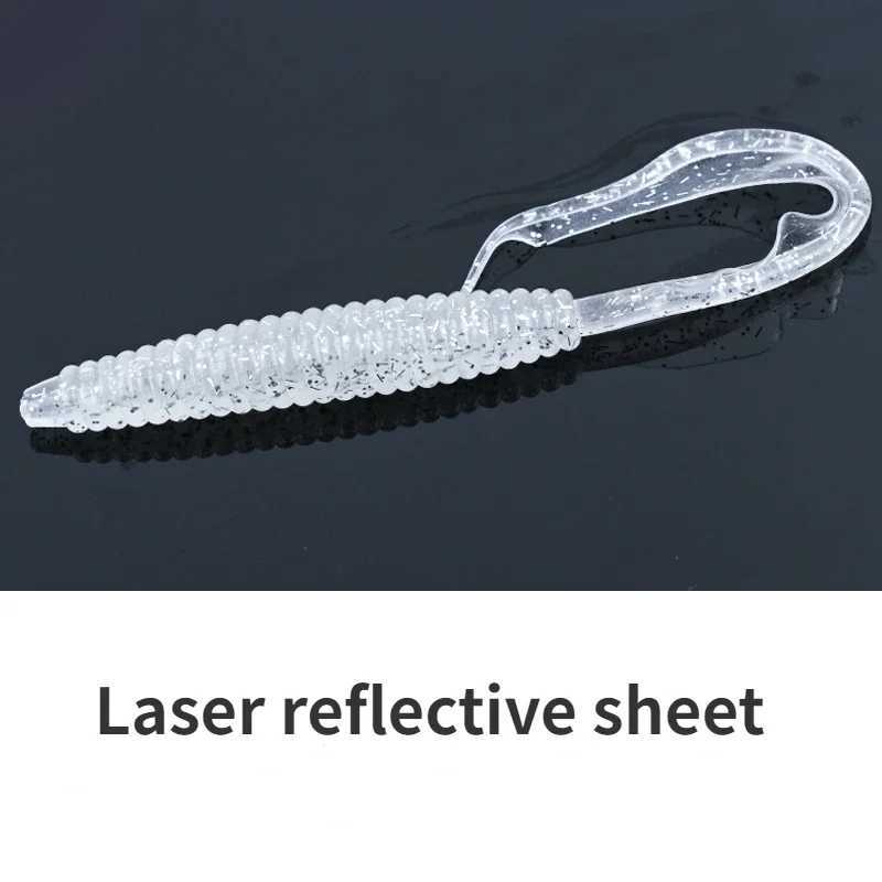 10pcs 12cm 2.2g Fishing Lure Long Wave Tail Soft Bait Artificial Silicone Sequins Long Tails Bait for Fishing Bass Pike PescaXJ250122