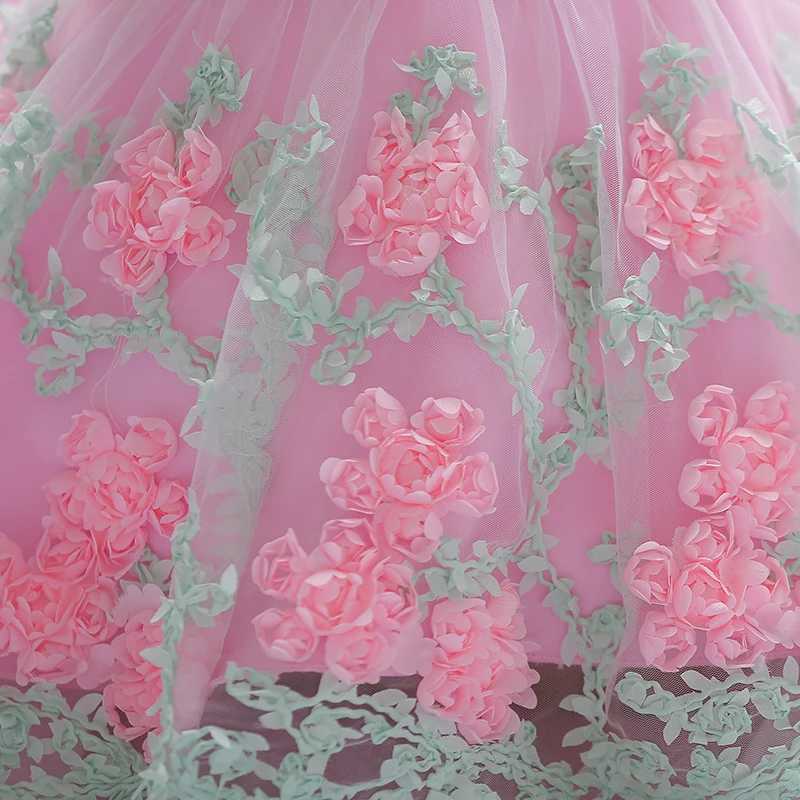 Summer Flower Girl Dress Princess Christening Birthday Dress for 1 Year Baby Girl Party Wedding Prom Dress Dresses 12 24 Months X250203