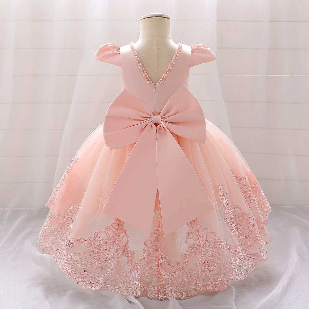 Toddler Girl Evening Party Princess Dress Baby Big Bow Tutu Gown Kids Birthday Wedding Ceremony Costume Gala Clothes Dresses X250203