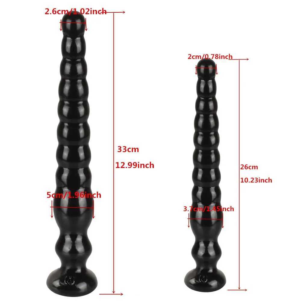 Long Anal Plug With Suction Cup Butt Plug Large Dildo Anus Backyard Masturbation Prostate Massager Adult Sex Toys For Woman MenXJ250121
