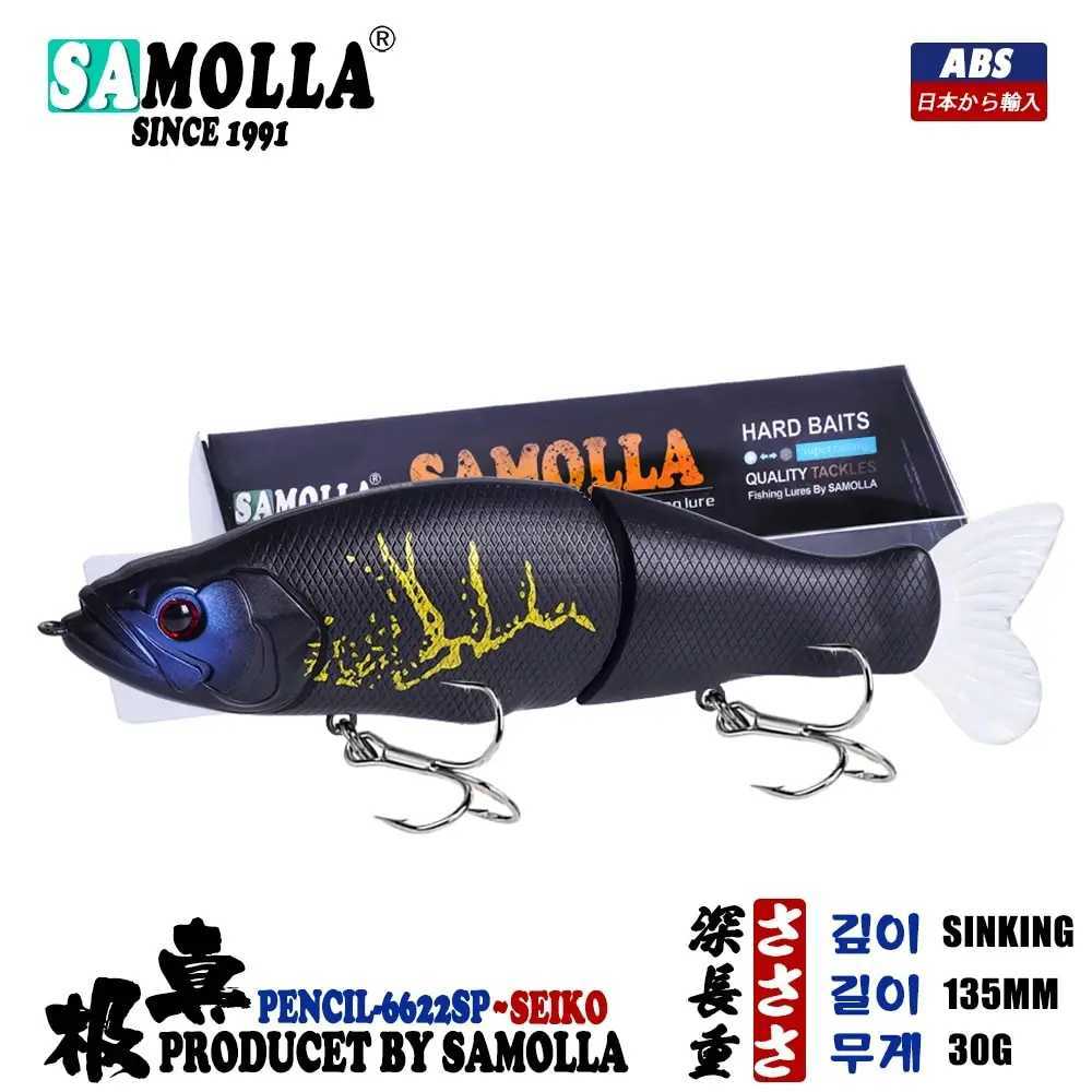 Slow Sinking SwimBaits Fishing Lures 30G Whopper Vibration Soft Tail Or Pike And Bass Hard Baits Isca Artificiall AccessoriesXJ250122
