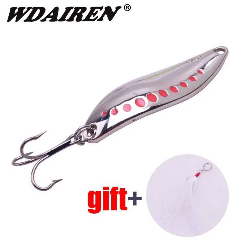 1Pc Metal Fishing Lure 10g 15g 20g Spoon Lure Spinner Bait Fishing Tackle Hard Bait Spinner Bait Isca Artificial Peche WD-441XJ250122