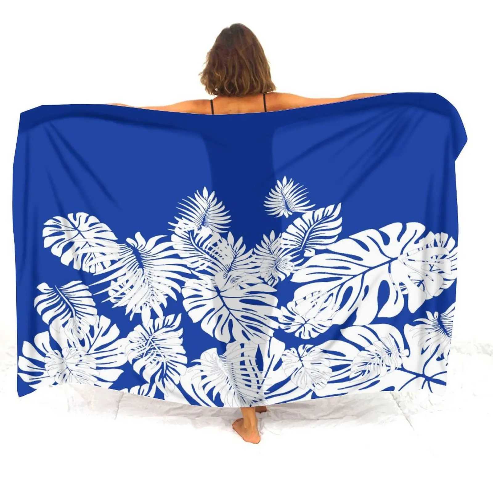 Haiian Beach Vacation Ladies Sarong Comfortable Shl Temperament Elegant Polynesian Beach Sarong Coat Party Sarong W250120
