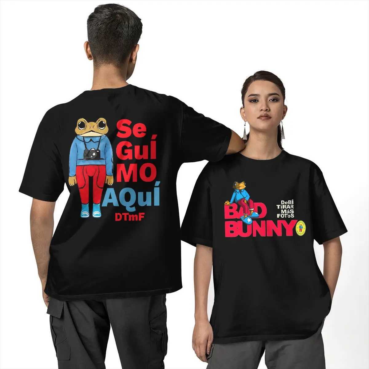 Haikyuu T Shirt DTMF With Bear Cartoon Debi Tirar Mas Fotos Printing Bad Bunnies Cotton T-Shirts for Men Summer Basic Top Tees X250203