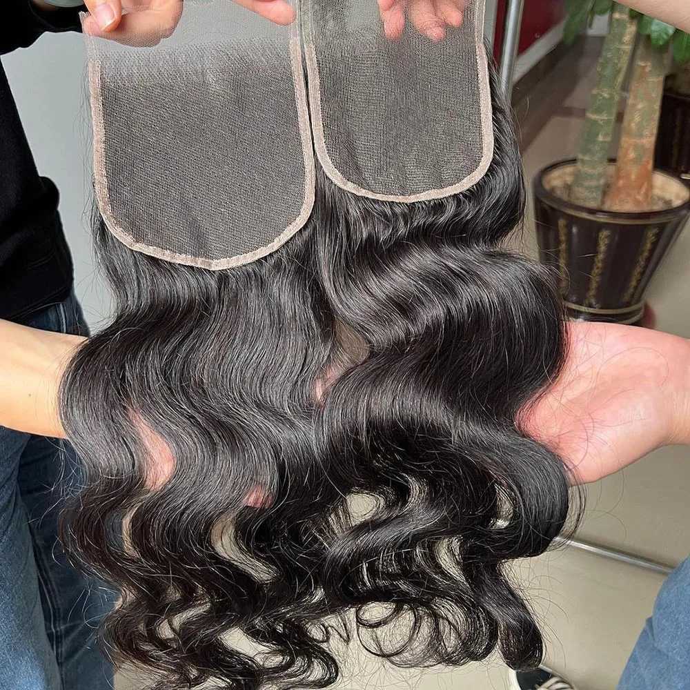 Body Wave Lace Frontal Clo Only 4x4 Lace Clo Brazilian Remy Hair Pre Plucked 100% Human Hair Body WaveLace Frontal 13x4XJ250120