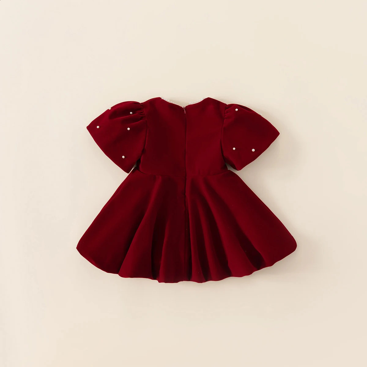 Autumn Winter Children Dress 1-10Y Girls Pearl Thick Warm Fleece Party Christmas Princess Dresses Toddler Wear Kids Clothing 250218