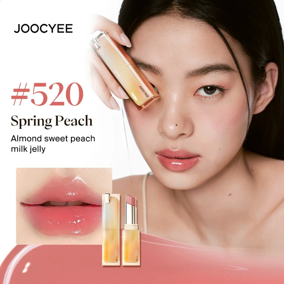 Joocyee Glazed Rouge Upgrade Crystal Frozen Film Version Glass Lipstick Lip Makeup Smoky Longlasting Lipstick 250108