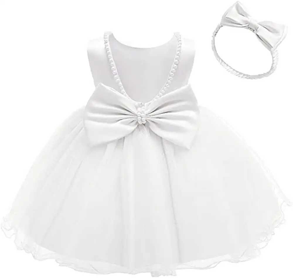 Baby Dresses Newborn Gown Dresses Christmas Princess Dress Evening Costumes Party Dresses For Girls 0-24 Months X250203