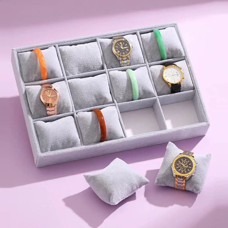 Flannelette bracelet jewelry set jewelry display shelf bracelet hand watches receive tray jewelry display props 250117