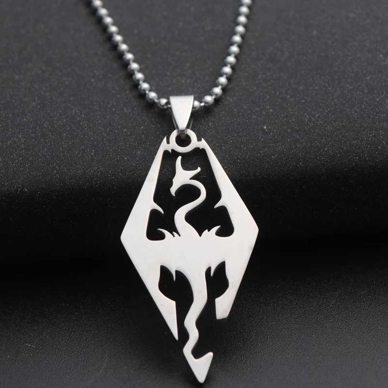 Punk Rock Necklaces Man Magic Claw Necklace Trendy Men Women Kipop Wild Titanium Steel Sweater Bead Chain Jewelry Party GiftsXJ250121