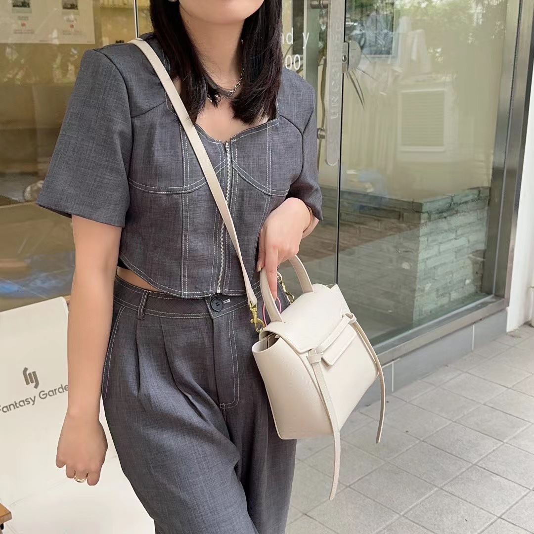 Bag 2025 New Pico Catfish Fashionable And Versatile Nano Single Shoulder Slant Cross Large Capacity Leather Handheld Wing Bag