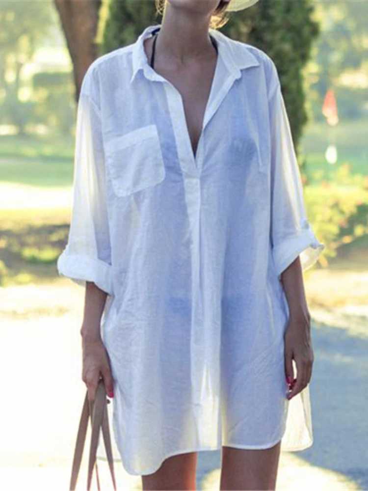 Newly arrived beach cover synthetic silk swimsuit plus size plaid robe Sarong beach raincoat beach clothing cover Saida de Praia #Q212 W250120