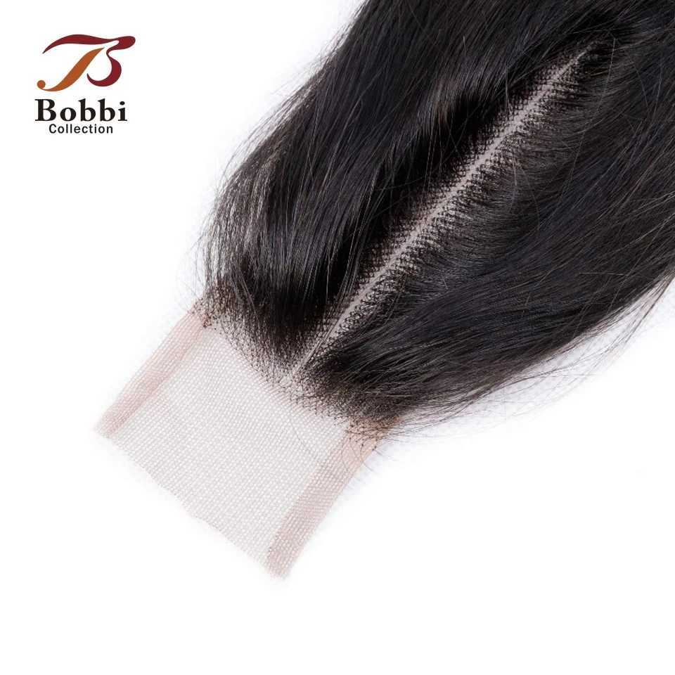 Middle Part 2x6 Lace Clo Kim K Transparent Lace Remy Human Hair Straight Body Wave Bobbi CollectionXJ250120