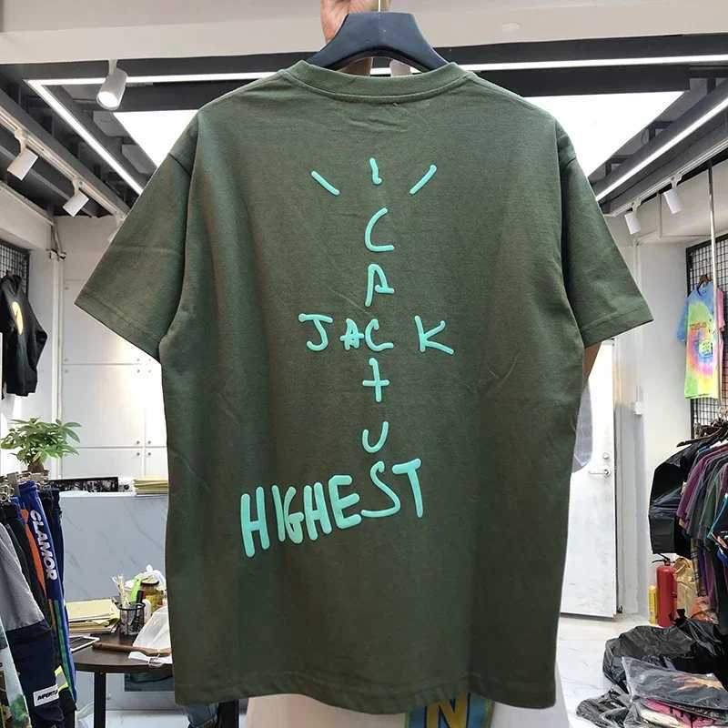 New Luxury 2024 Mens T-shirt Hip Hop Skateboarding Street Cotton T-shirt Top High Quality X250203