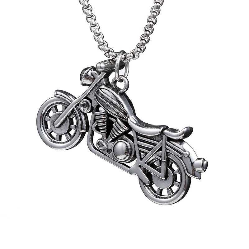 Jesus Cross Necklace Robot Dinosaur Pendant Fashion Charm Whale Screw man Motorcycle Bear Sweater Chain Jewelry For Men GiftsXJ250121