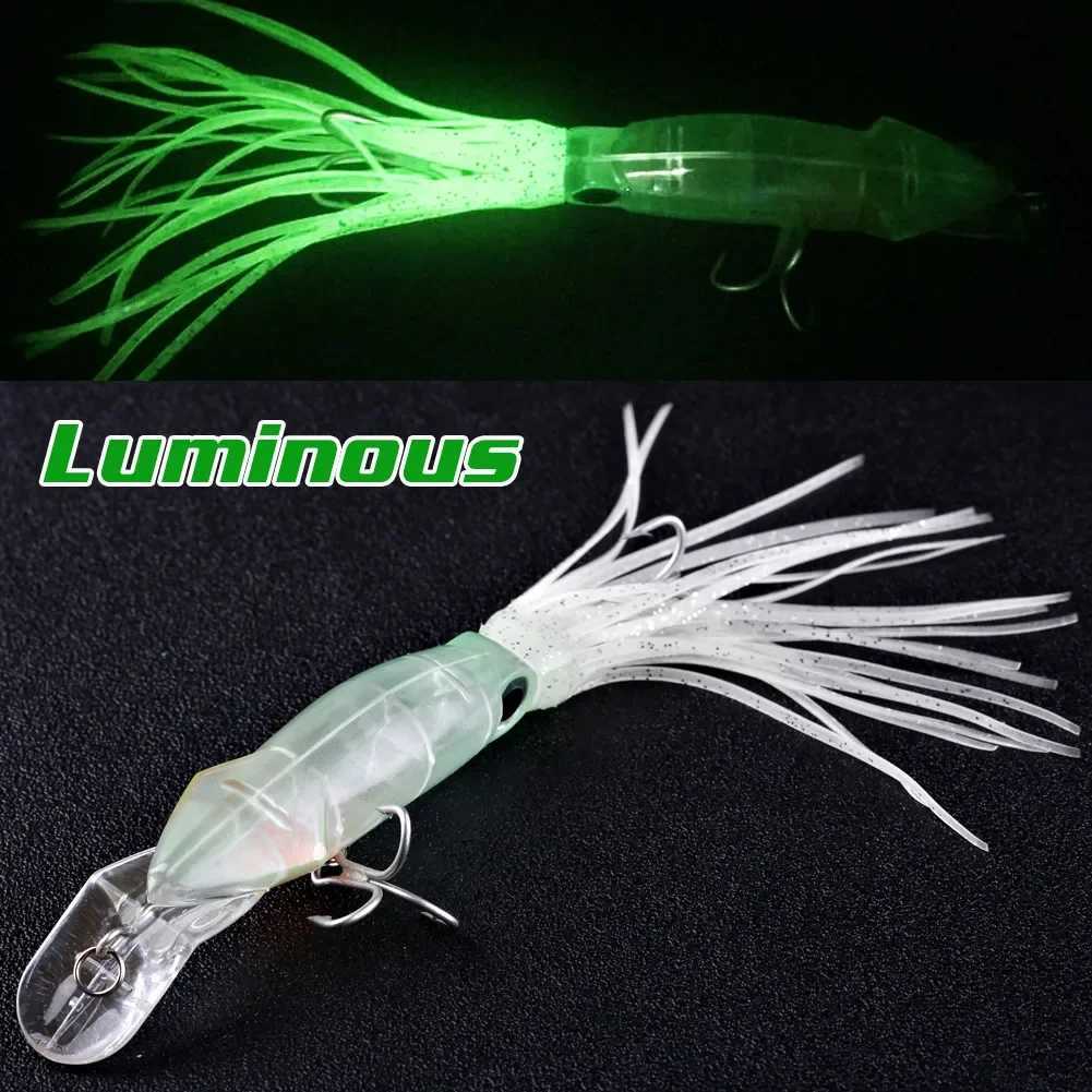 Sougayilang Fishing Lure Artificial Bait Hard Plastic Octopus Fake Bait Fishing Lures Baits Lures Fishing Tackle PescaXJ250122