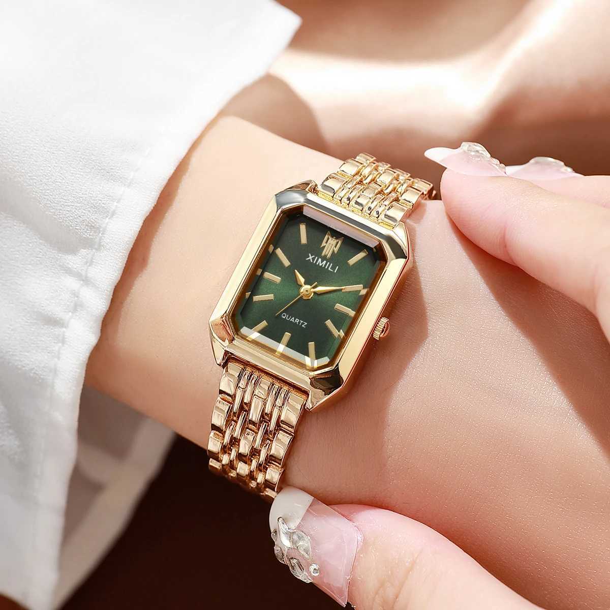 Wens Luxury Exquisite Watches Versatile Ladies College Style Quartz Business Watches Adjustable Strap Watch Gifts For Girl X250203