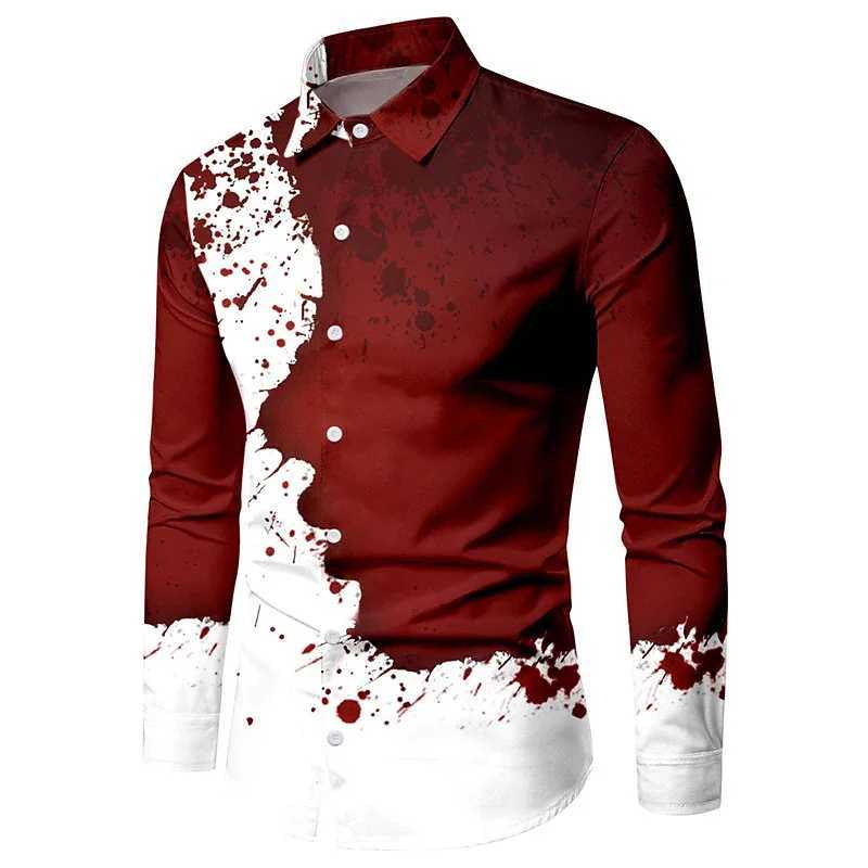 Fashionable Mens Shirt Splash Ink Stripe Designer Design Casual Outdoor Lapel Luxury Party Tops Soft Comfortable New StyleXJ250121