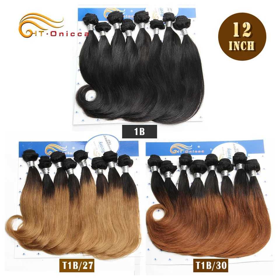 Brazilian Curly Hair Bundles for Women Ombre Curly Human Hair Bundles 8 Bundles Bob Hair Extensions Colored Human Hair ProductsXJ250120