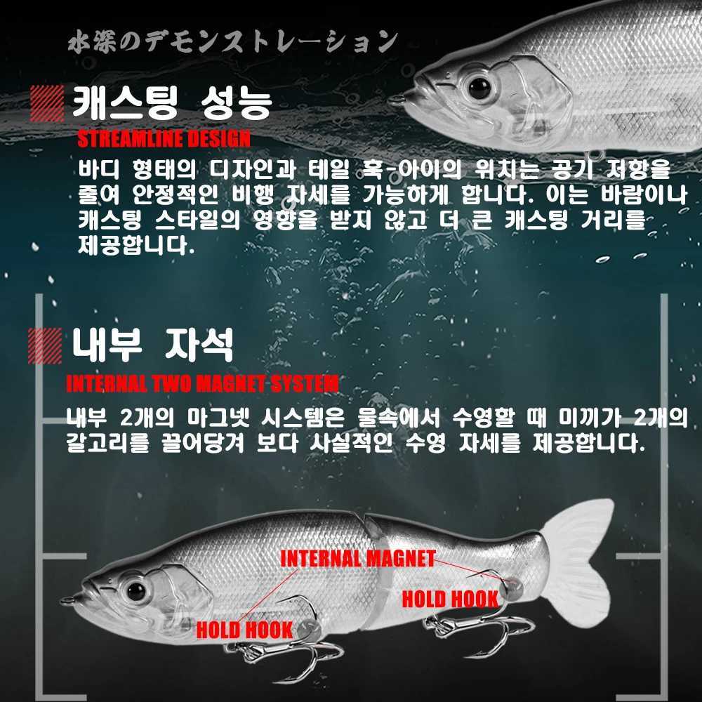 Slow Sinking SwimBaits Fishing Lures 30G Whopper Vibration Soft Tail Or Pike And Bass Hard Baits Isca Artificiall AccessoriesXJ250122
