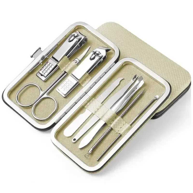 9/11/16/19 Pcs Manicure Cutters Nail Clipper Set Steel Stainless Ear Spoon Nail Clippers Pedicure Nail Art Manicure ToolXJ250116