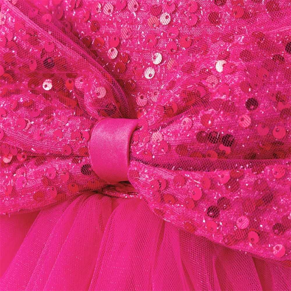Baby Girls 1st Birthday Party Dress Toddler Kids Wedding Baptism Gala Gown New Flying Sleeve Butterfly Flower Princess Dress X250203