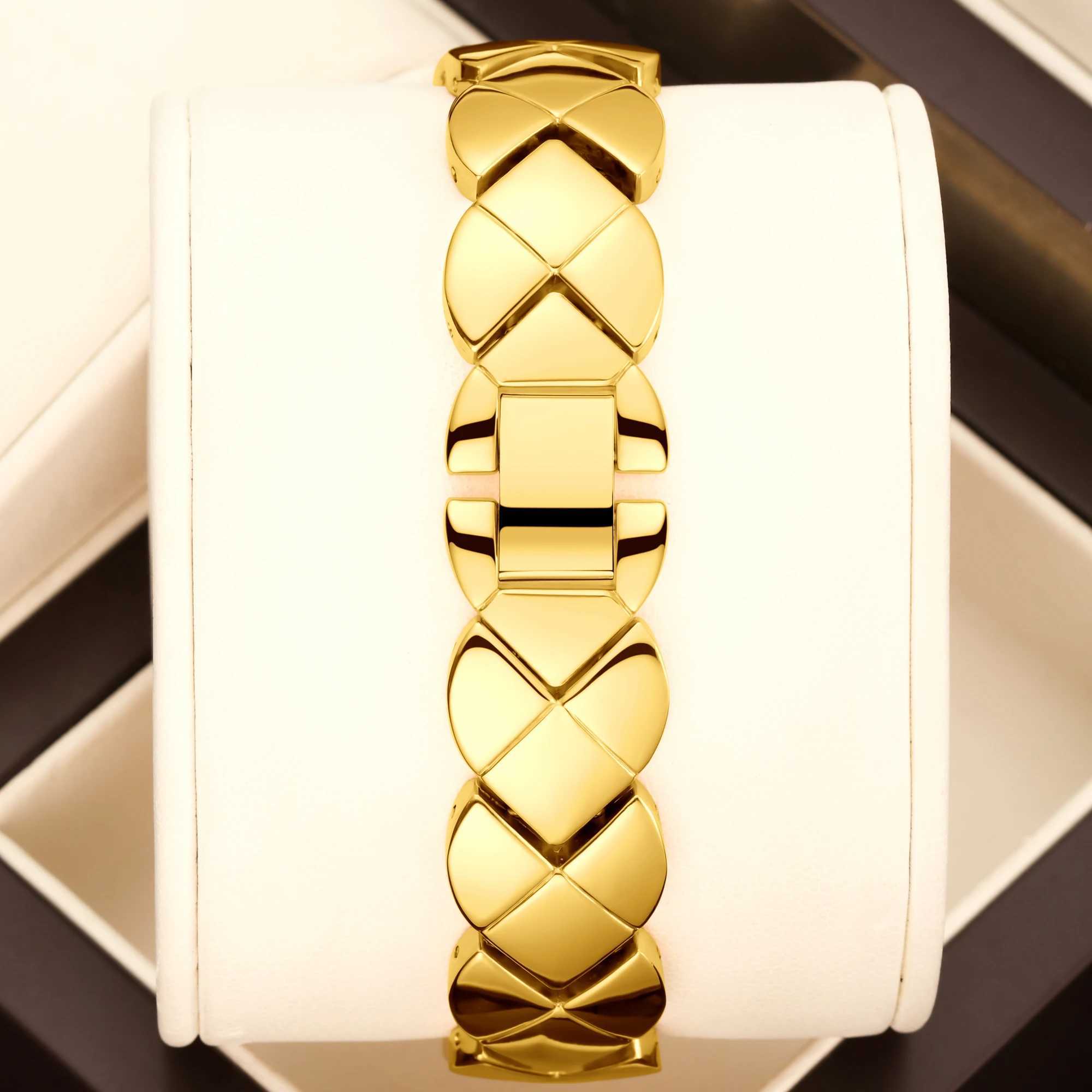 YaLaLuSi Brand Classic Hot Selling Wens Watches Gold Crystal Diamonds Luxury Box Watch Remover Ladies Gift Ion Gold Plating X250203