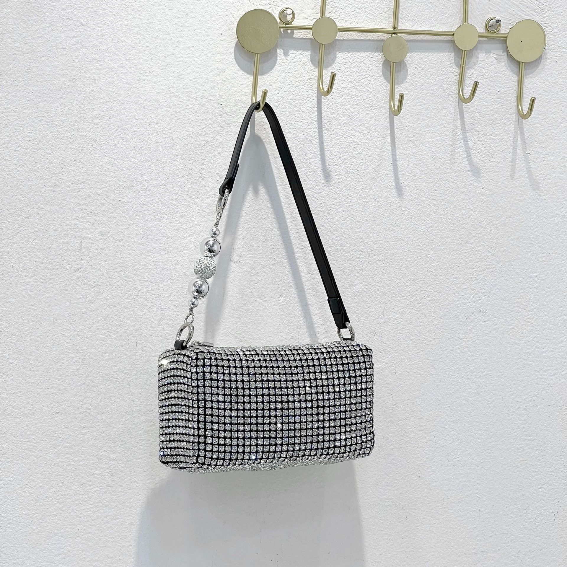 Bags Guangzhou Luggage new style New Set Women's Square Banquet Small King Water Diamond Bag