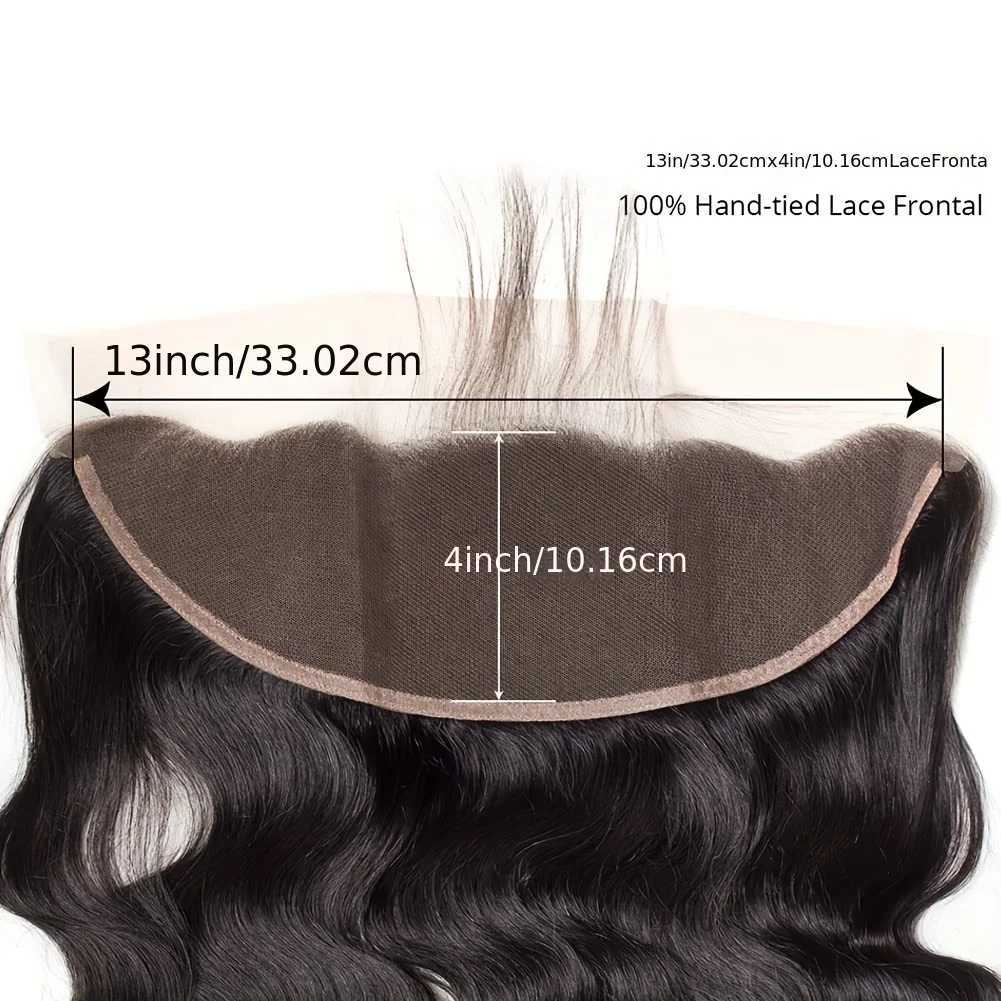 Body Wave Lace Frontal Clo Transparent Lace Frontal Ear To Ear 13x4 Hd Lace Human Hair Clos Pre Plucked With Baby HairXJ250120