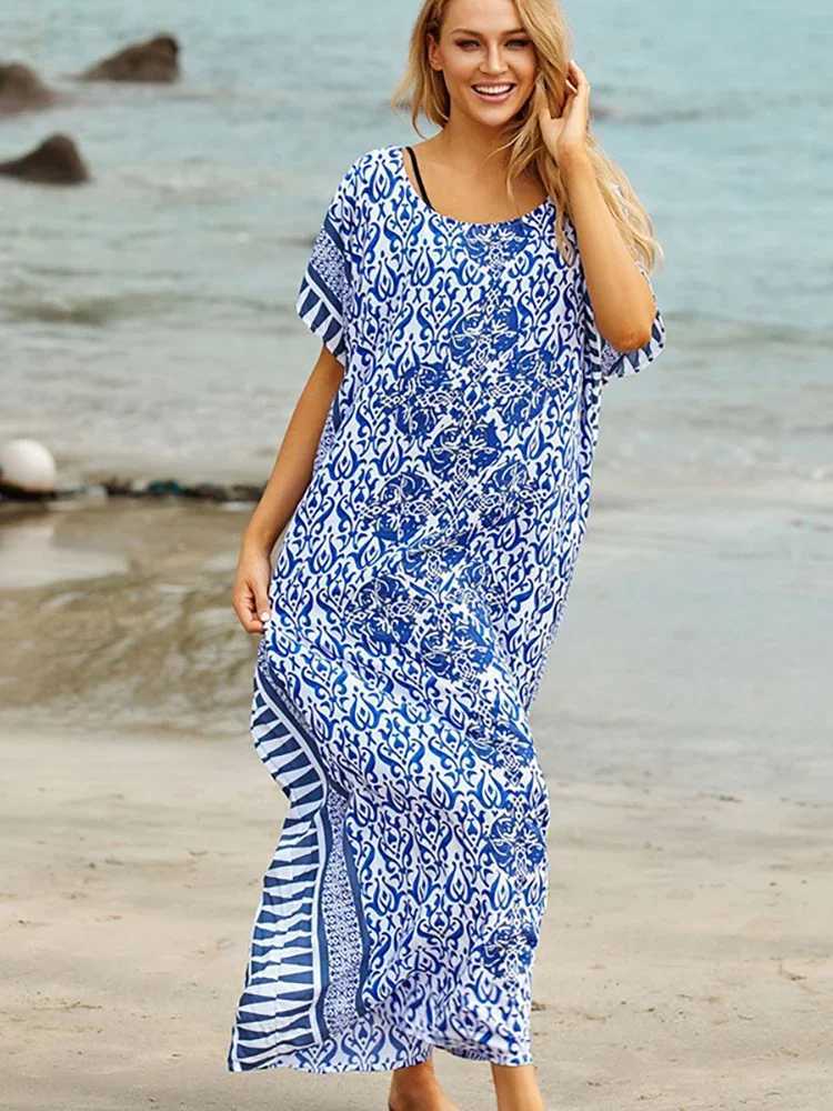 Beach Cover Up 2024 Pareo Sarong Bikini Cover Up Robe De Plage Dresses Beach Swimsuit Cover Up Bathing Suit Women Maxi Dr W250120