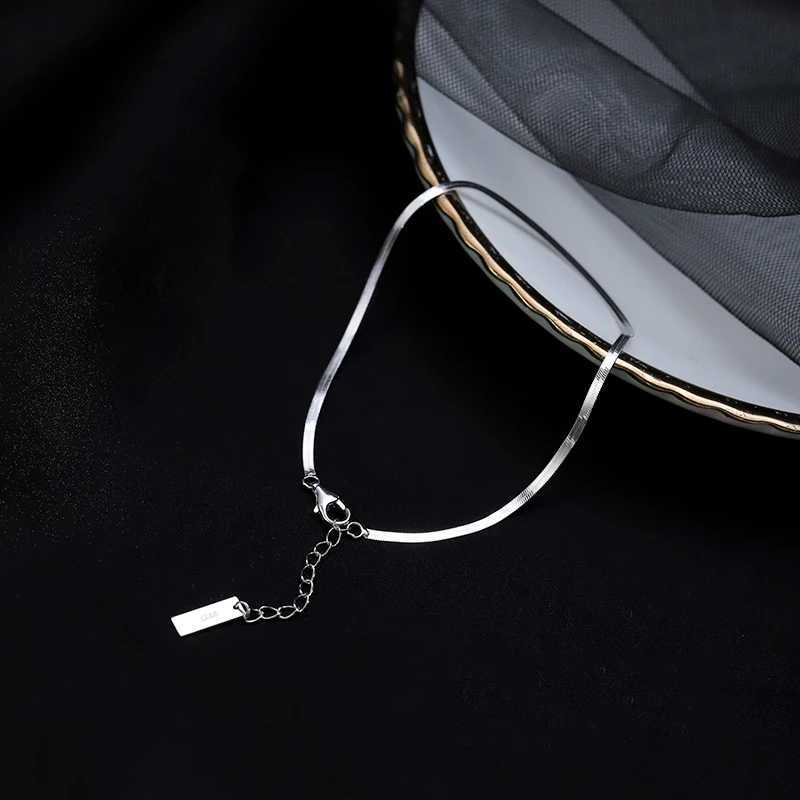 Classic Snake Chain Anklet Women Trend Silver Color Width Stainl Steel Anklets For Women Beach Foot Accories Jewelry GiftXJ250121