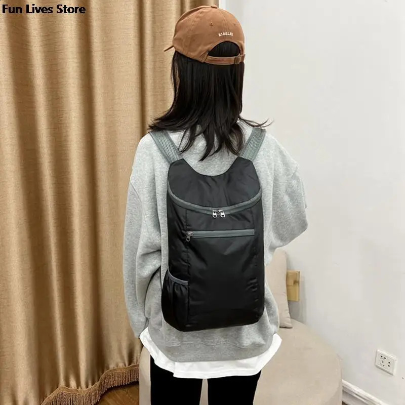Travel Camping Hiking Daypack Lightweight Packable Backpack Waterproof Storage Pack for Outdoor Explore Double Shoulder Bags 250121
