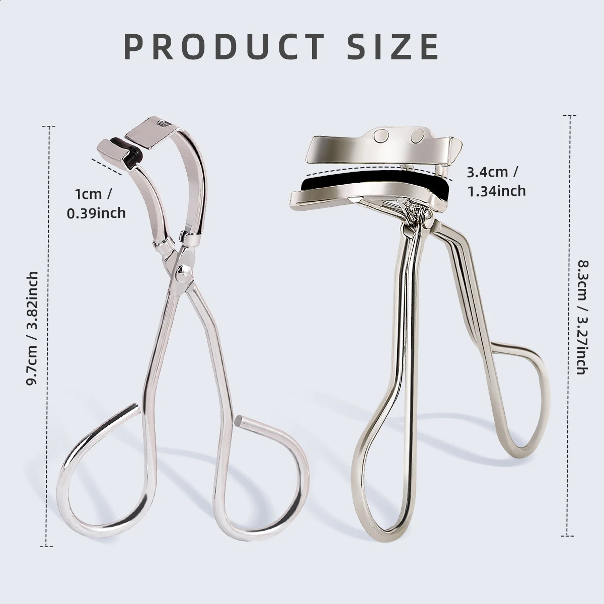 Portable eyelash curler combination local and wideangle stainless steel curling extending eyelashes 250115