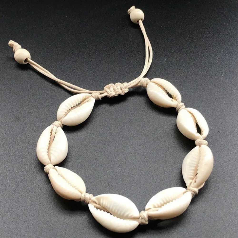 Hand Woven Shell Shed Anklets 2024 Shell Starfish Shell Ankle Bracelet Beach Ankle Chains ManXJ250121